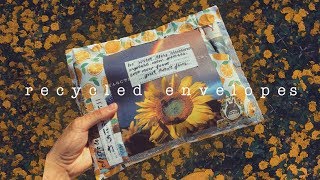 penpal diy : recycled envelope