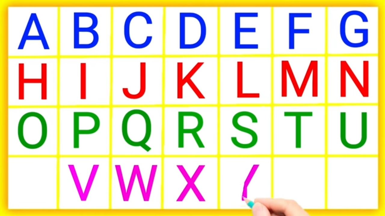 Learn Alphabets abcd for kids /Capital & small letters/ Write Alphabet ...
