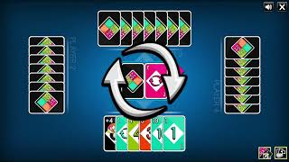 I destroyed those bots! Playing Crazy Eights