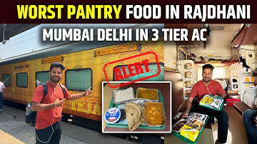 *Rajdhani 3AC ki value hi khatam kardia * 12953 August kranti Rajdhani food review