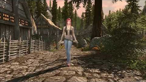 HDT High Heels in Skyrim Special Edition!