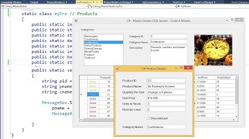 C# SQL Server : How to Open a Form from Another Form Using DataGridView