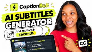 CaptionBolt AI Subtitles Generator - Add Captions In Seconds 🔥CapCut Alternative