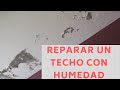 Como reparar un techo con humedad   paso a paso