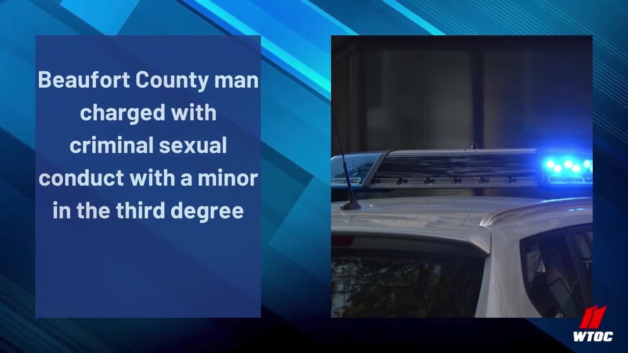 Beaufort County man charged with criminal sexual conduct with a minor ...