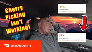 Tanking My Acceptance Rate for Bad Orders  DoorDash RideAlong