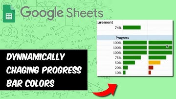 Dynamically Changing Progress Bar Color Based on Value (Google Sheets)