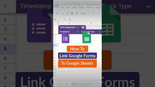 How To Link Google Forms to Google Sheets #googlesheets #googleforms #googleworkspaces