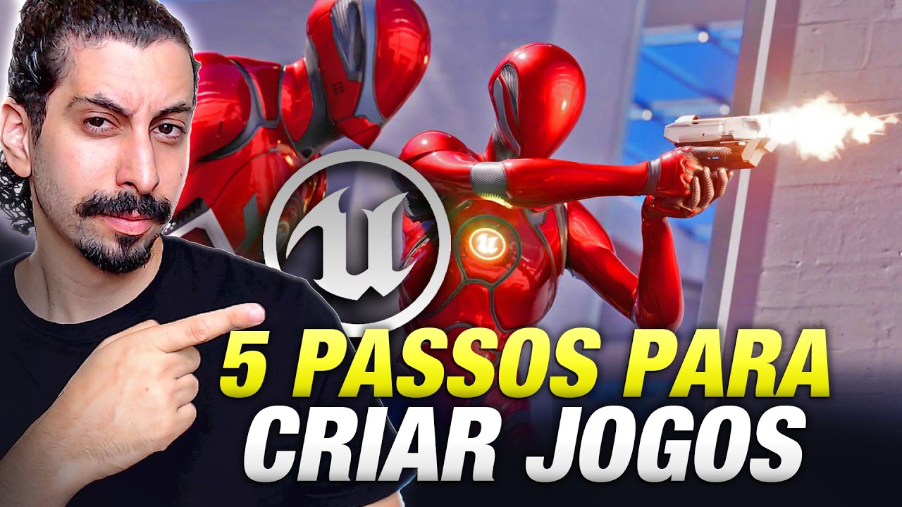 Como começar a CRIAR JOGOS em 5 passos e com Unreal Engine 5 - YouTube