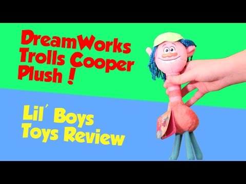 DreamWorks Trolls Hug N Plush Cooper Plush Doll Squeeze Christmas Ideas For Little Boys And Girls 