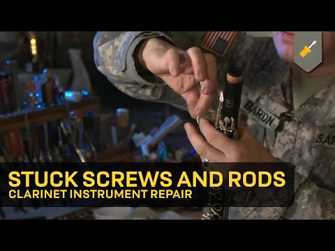 Stuck Screws and Rods: Clarinet Instrument Repair