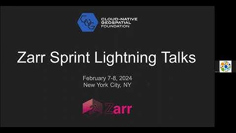 NYC Zarr Sprint - Lightning Talks