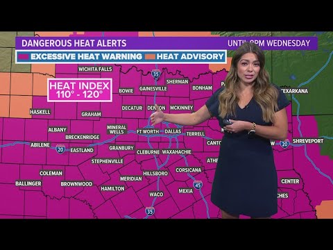 DFW weather: Excessive heat warning extended, possible severe storms may hit North Texas