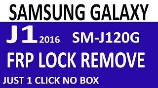 SAMSUNG GALAXY J1(2016)FRP LOCK REMOVE"BYPASS GOOGLE ACCOUNT" screenshot 2