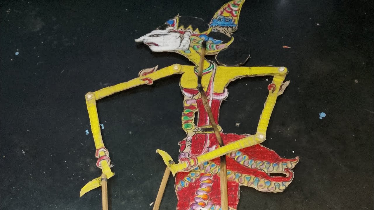 membuat wayang putren bonawati dari kardus 