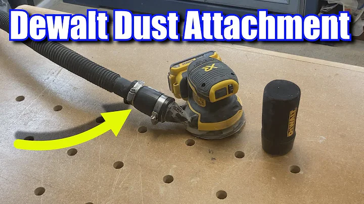 Quick Tip - Dust Attachment for DeWalt Sander