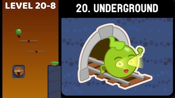 Dig it! Chapter 20 Underground  -  Level 20-8 - Solution