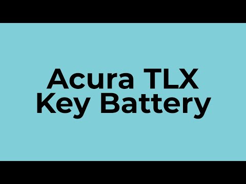 Replace key fob battery on Acura TLX, RDX, ILX, MDX, NSX – Uses CR2032 Battery – How to Replace key fob battery on Acura TLX, RDX, ILX, MDX, NSX – Uses CR2032 Battery – How to