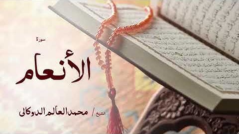 06 سورة الأنعام  بصوت القارئ الشيخ محمد العالم الدوكالى