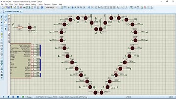 06 | HIỆU ỨNG LED TRÁI TIM #PIC16F887 #LED