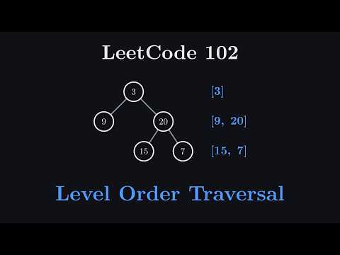 Binary Tree Level Order Traversal - BFS - Leetcode 102