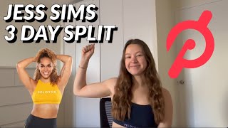 Famous JESS SIMS 3 DAY PELOTON STRENGTH SPLIT Profile