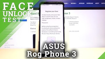 Face Unlock Test in ASUS ROG Phone 3 - How Fast it is