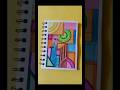 Colourful Zentangle Face Art........Satisfying Doodle Patterns........⚡;)