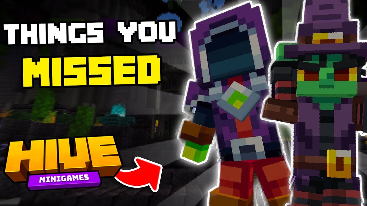 Secrets You Didn't Know About The Hive Halloween Update! (Minecraft Bedrock)