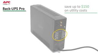 APC Back-UPS Pro 1000VA UPS Battery Backup & Surge Protector (BR1000G)