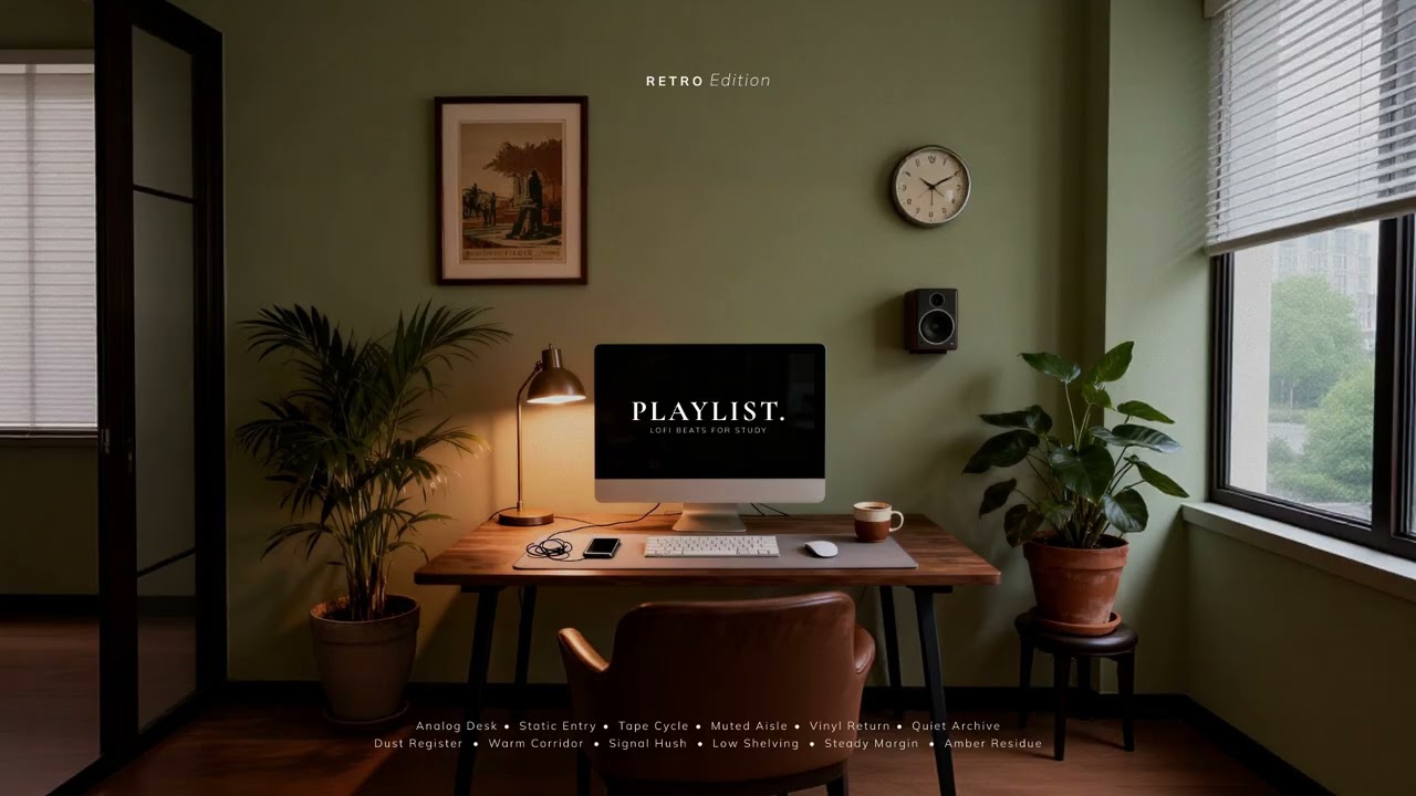 [1 HOUR] Warm Morning Lofi Playlist for Study & Work | Chill Cafe Vibes