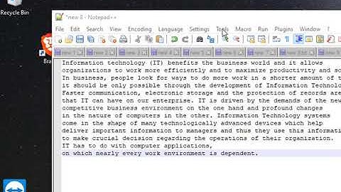 Turn On line numbers in Notepad++