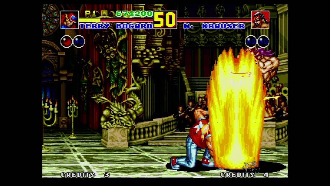 NEOGEO】餓狼伝説2 テリー NO MISS CLEAR【RGB】 - YouTube