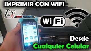 Como Imprimir desde Celular por WIFI en Impresora EPSON - YouTube