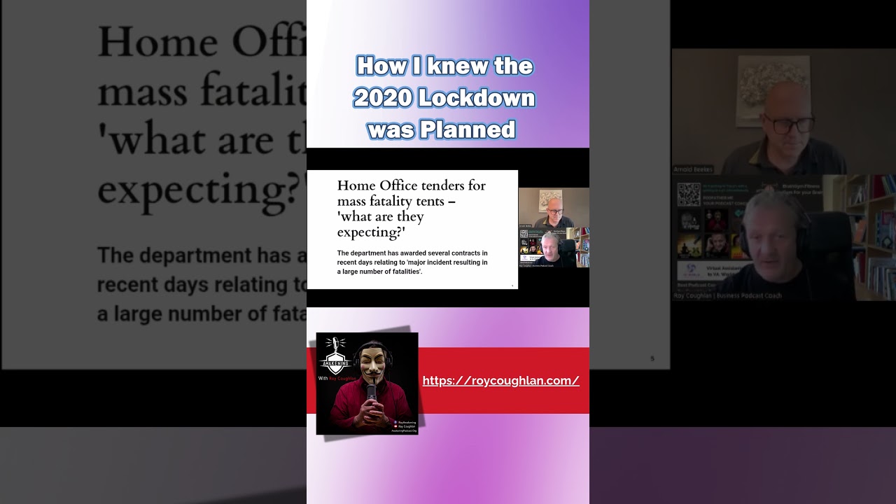 How I knew the 2020 Lockdown was Planned