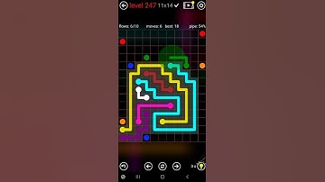 How To Solve Flow Free 11x14 Mega Mania Pack Level 247 Board Walk Through Solution Walkthrough