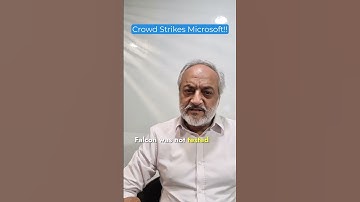 Cyber Attack news and Awareness: Crowd Strikes Microsoft #Cybersecurity #Shorts