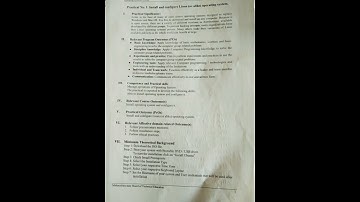 OSY(22516) Practical 1.                             #Msbte solve manual📚