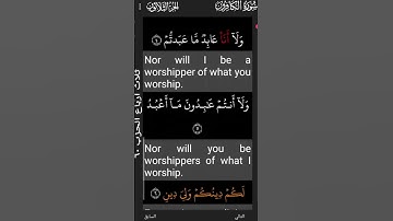 سورة الكافرون#اكسبلور #حديث #المصحف #تيك_توك #ترند #اسلاميات #صلوا_على_النبي #القرآن_الكريم