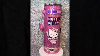 Add a touch of cuteness to your drinkware with a customized Hello Kitty purse cup! #hellokitty