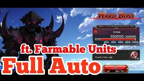 Arius Hard Boss, Ch. 5 Even if My Heart Aches in Envy [Part 1] || The Alchemist Code GL