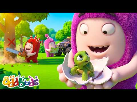 Park Time Chaos! 🌳| Plant A Tree With Oddbods | Oddbods Kids Cartoons