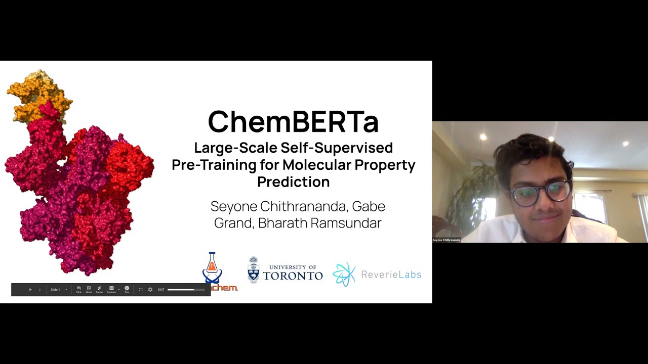 ChemBERTa | Scientific Machine Learning Seminar | Carnegie Mellon University