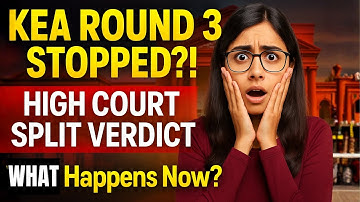 Karnataka KEA Round 3 On Hold Again! High Court Split Verdict Explained