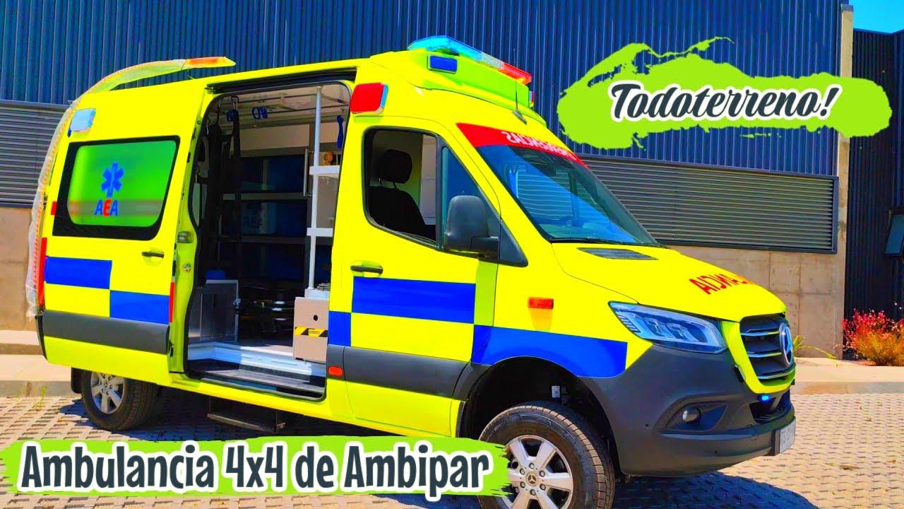 Así es la Ambulancia 4x4 Mercedes Benz Sprinter de Ambipar Response