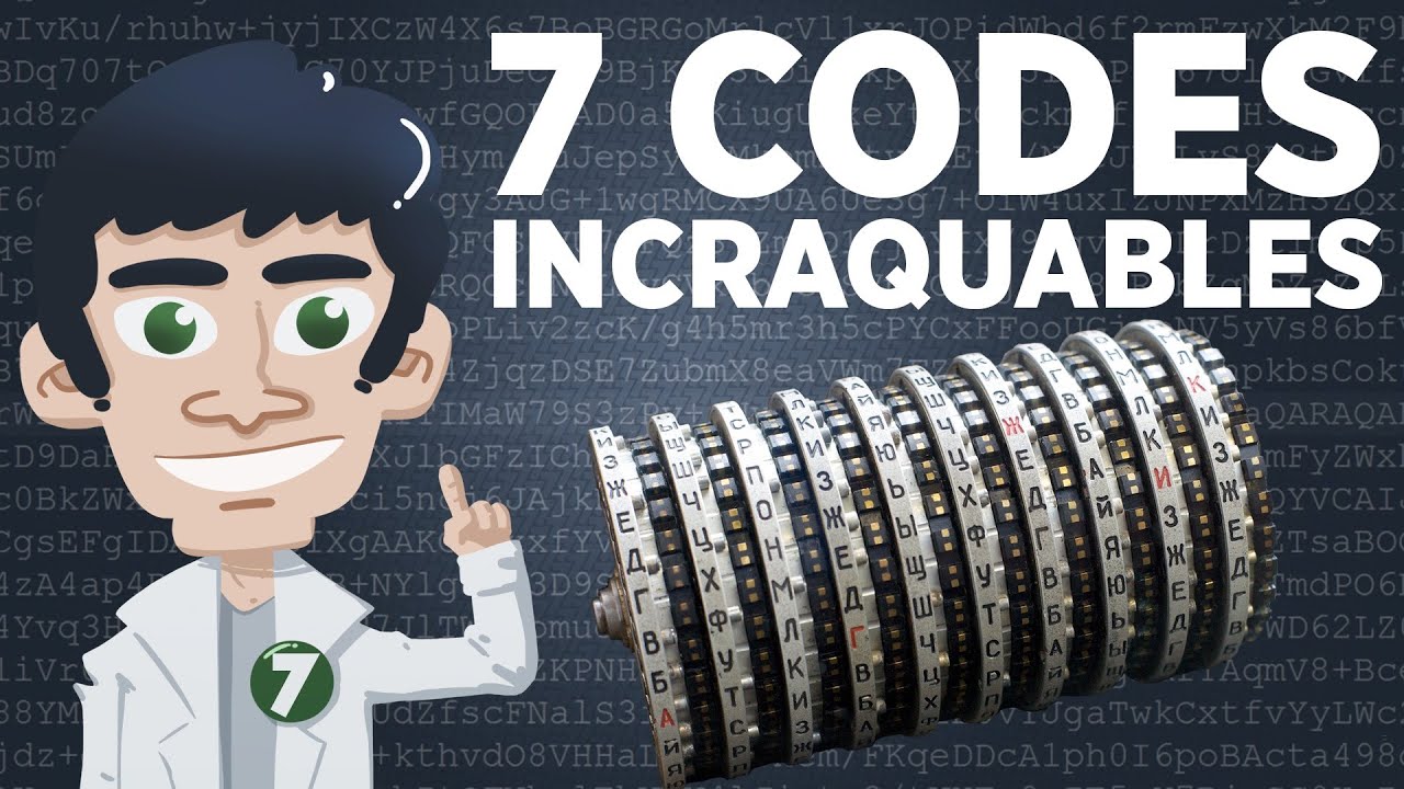 7 codes indéchiffrables