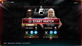 Wwe 2K25 Lfg Finals Tyra Mae Steele Vs Zena Stirling