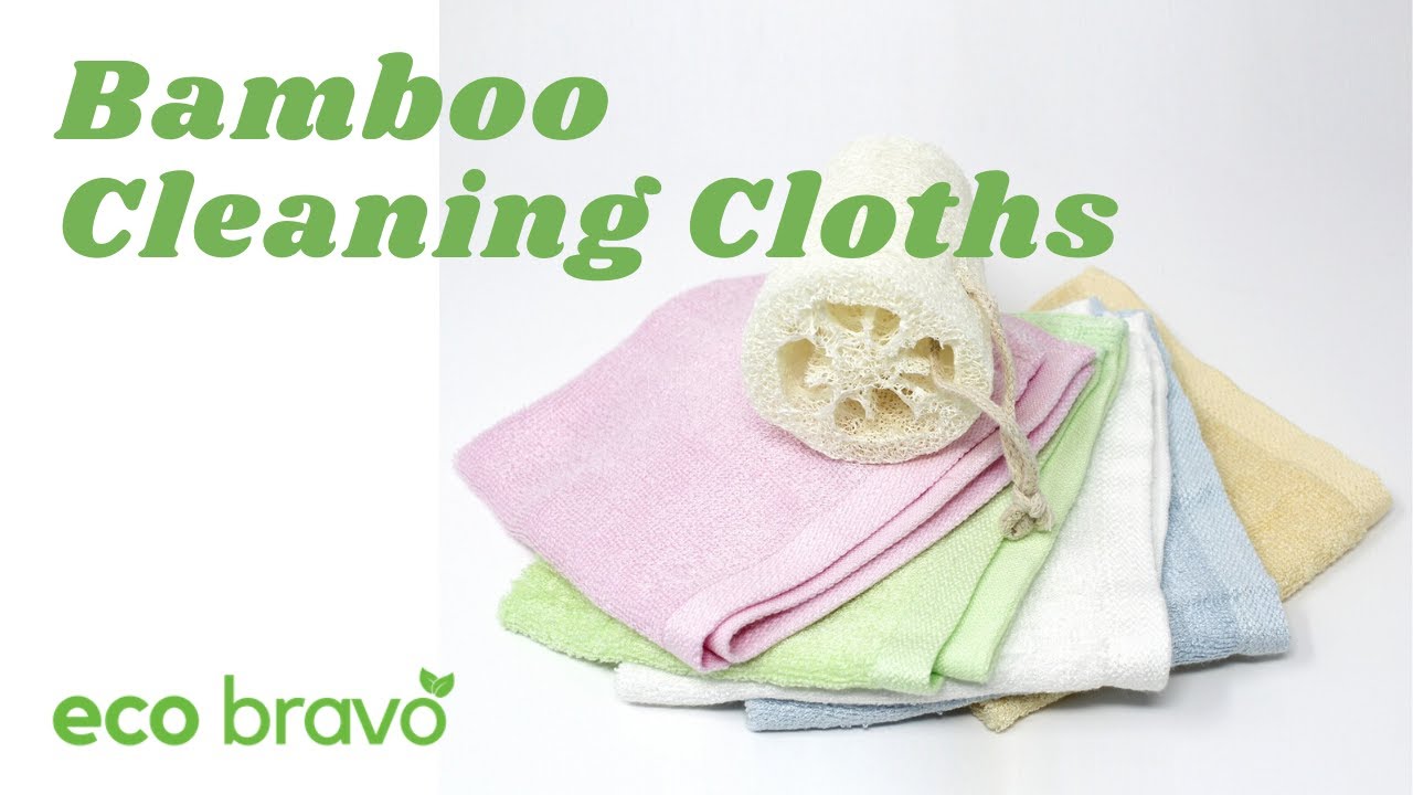 Ecofriendly Bamboo Cleaning Cloths EcoBravo YouTube