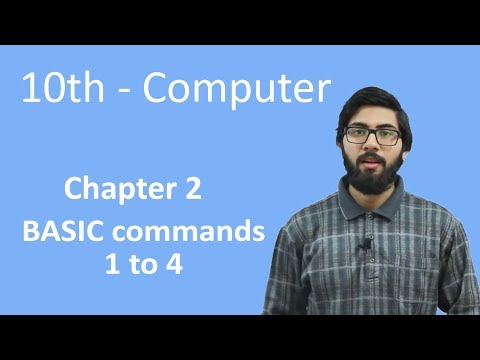 10th Class Computer - Ch 2 - Basic Commands 1 to 4 - Matric Class Computer
