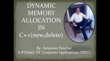Dynamic Memory Allocation in c++ and new and delete original